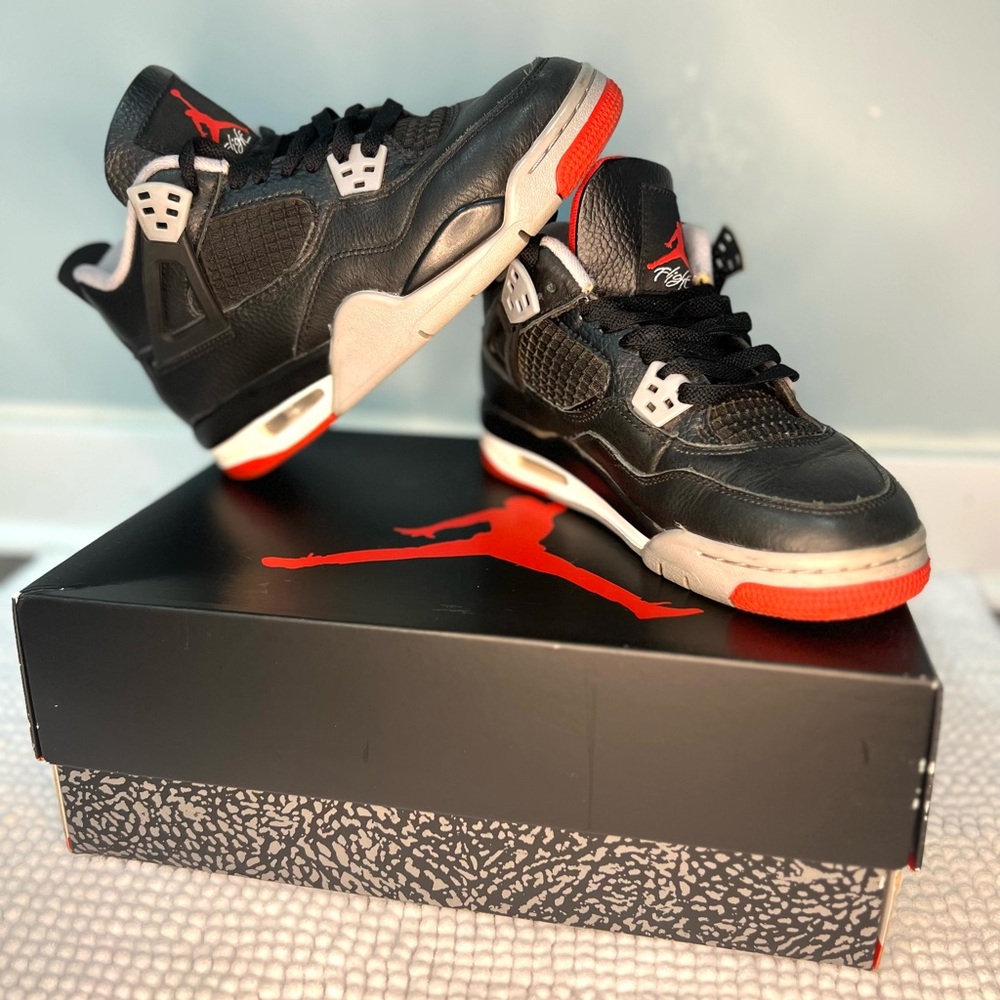 Jordan Kids Sneakers - Black and Red-Retro Bred Reimagined